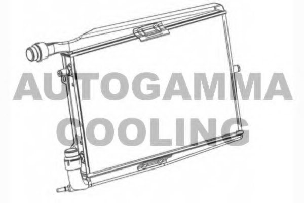 AUTOGAMMA 104370 Radiator, engine cooling
